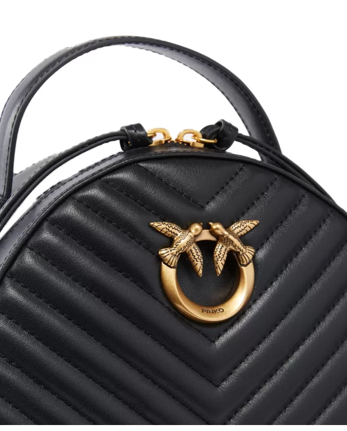 Zaino donna nero/gold 102530 A1J2 LOVE CLICK CLASSIC |PINKO