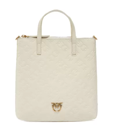Borsa donna white in pelle 102746 A1YB MINI SHOPPER | PINKO Borsa donna white in pelle 102746 A1YB MINI SHOPPER | PINKO
