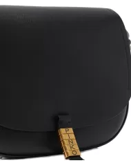Borsa donna nero/gold in pelle 103830 A1ZX SADDLE BAG | PINKO