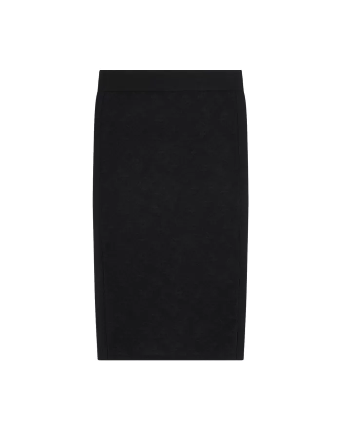 Gonna Donna nera lavorazione tono su tono 103973 A21T | PINKO Gonna Donna nera lavorazione tono su tono 103973 A21T | PINKO