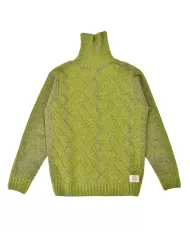 Dolcevita Uomo grigio mel/lime in lana NORMAN | BOB