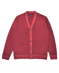 Cardigan Uomo bordeaux in lana MENDOZA R00426|BOB Cardigan Uomo bordeaux in lana MENDOZA R00426|BOB