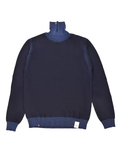 Dolcevita Uomo blu/ china in lana reversibile ROCK | BOB Dolcevita Uomo blu/ china in lana reversibile ROCK | BOB