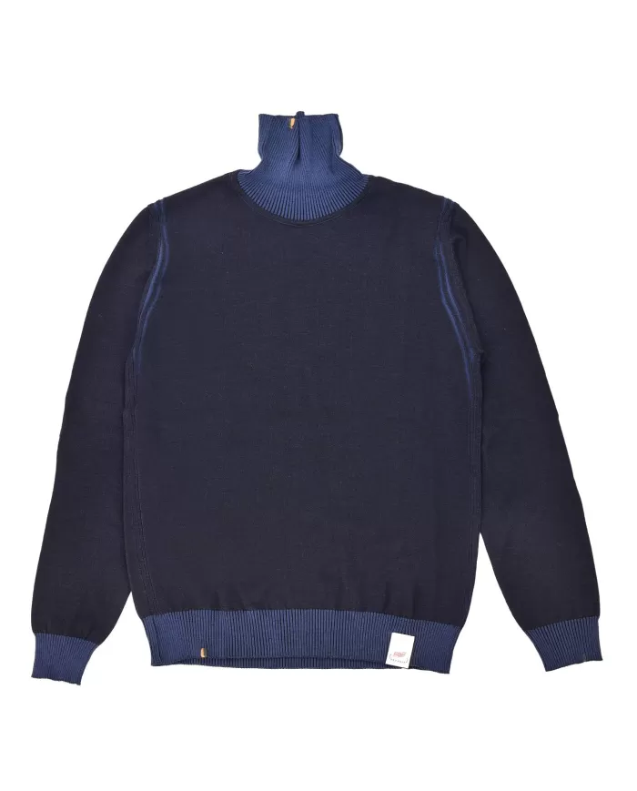Dolcevita Uomo blu/ china in lana reversibile ROCK | BOB Dolcevita Uomo blu/ china in lana reversibile ROCK | BOB