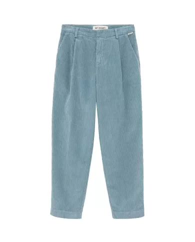 Pantalone Donna celeste in velluto RND199P3550112 MAEMI |ROY ROGER'S