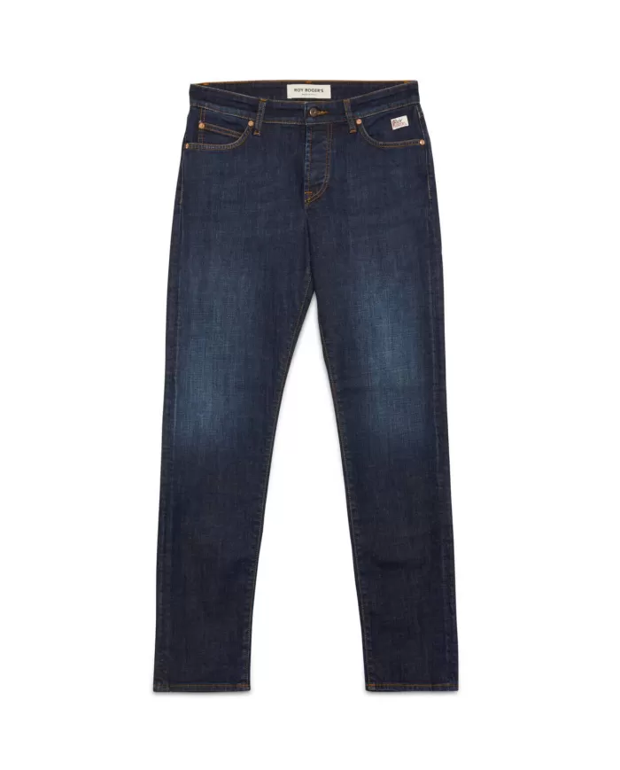 Jeans Uomo blu scuro slim RRU075D0210062 517|ROY ROGER'S Jeans Uomo blu scuro slim RRU075D0210062 517|ROY ROGER'S