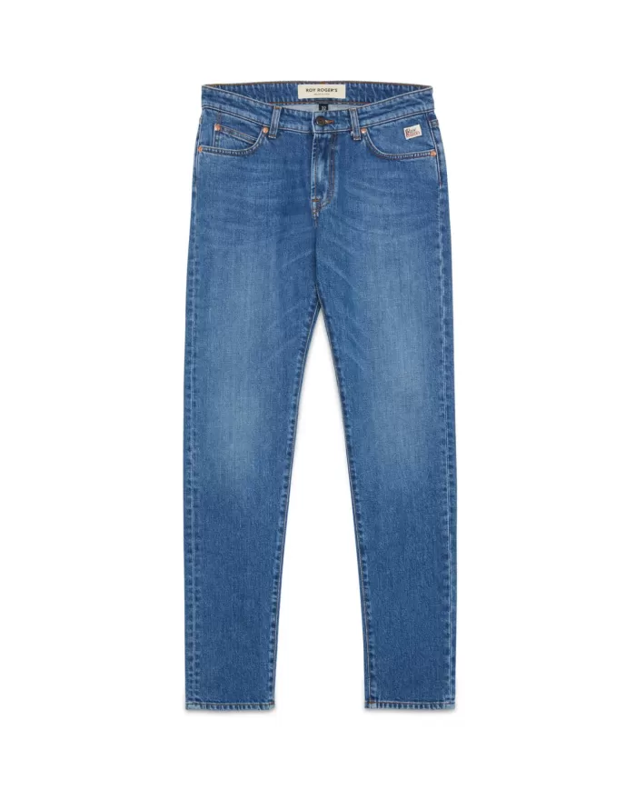 Jeans Uomo blu chiaro slim RRU075D6452520 517 |ROY ROGER'S Jeans Uomo blu chiaro slim RRU075D6452520 517 |ROY ROGER'S