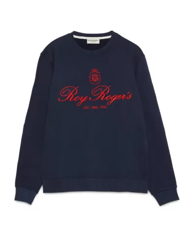 Felpa Uomo blu RRU166CJ99XXXX CREW NECK ric EST 1952 |ROY ROGER'S Felpa Uomo blu RRU166CJ99XXXX CREW NECK ric EST 1952 |ROY ROGER'S