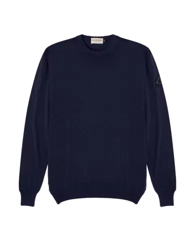 Maglia Uomo blu n cotone RRU502CF67XXXX CREW NECK |ROY ROGER'S Maglia Uomo blu n cotone RRU502CF67XXXX CREW NECK |ROY ROGER'S