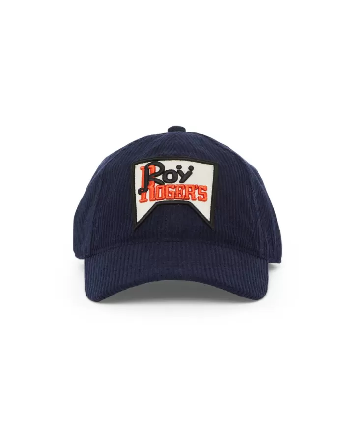 Cappellino Uomo blu di cotone RRU90095CH45XXXX CORDUROY |ROY ROGER'S Cappellino Uomo blu di cotone RRU90095CH45XXXX CORDUROY |ROY ROGER'S