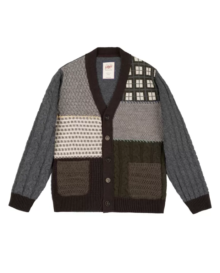 Cardigan Uomo multicolor in lana DICON|BOB Cardigan Uomo multicolor in lana DICON|BOB