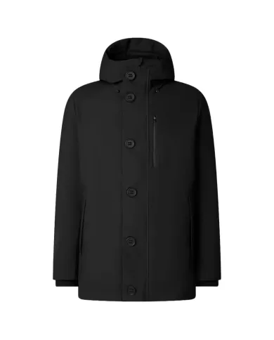 Giaccone Uomo nero con cappuccio P39340M SMEG19 RONAN |SAVE THE DUCK Giaccone Uomo nero con cappuccio P39340M SMEG19 RONAN |SAVE THE DUCK