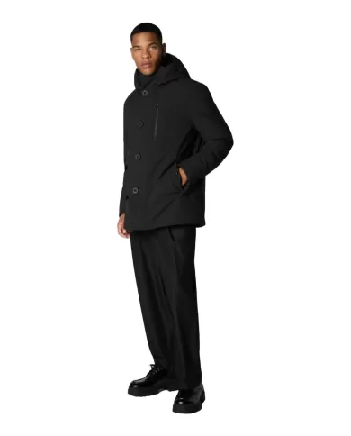 Giaccone Uomo nero con cappuccio P39340M SMEG19 RONAN |SAVE THE DUCK Giaccone Uomo nero con cappuccio P39340M SMEG19 RONAN |SAVE THE DUCK