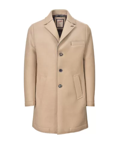 Cappotto Uomo sabbia in lana stile classico ANDY 402 |BOB Cappotto Uomo sabbia in lana stile classico ANDY 402 |BOB