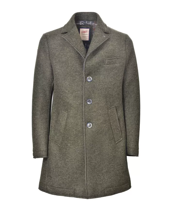 Cappotto Uomo militare in lana ANDY 402|BOB Cappotto Uomo militare in lana ANDY 402|BOB
