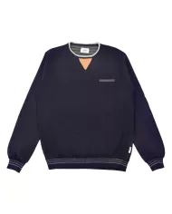 Maglia Uomo blu in lana con taschino KEITH |BOB