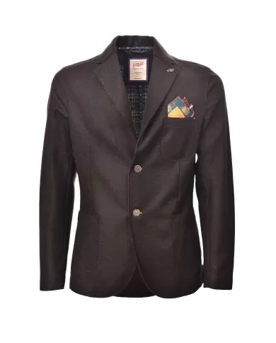 Giacca Uomo marrone lana regular stile blazer POLE 346 |BOB Giacca Uomo marrone lana regular stile blazer POLE 346 |BOB