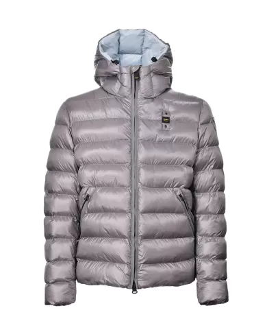 Piumino uomo grigio 24WBLUC02055 005958 ADAMS| BLAUER Piumino uomo grigio 24WBLUC02055 005958 ADAMS| BLAUER