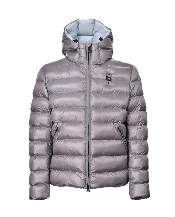 Piumino uomo grigio 24WBLUC02055 005958 ADAMS| BLAUER Piumino uomo grigio 24WBLUC02055 005958 ADAMS| BLAUER