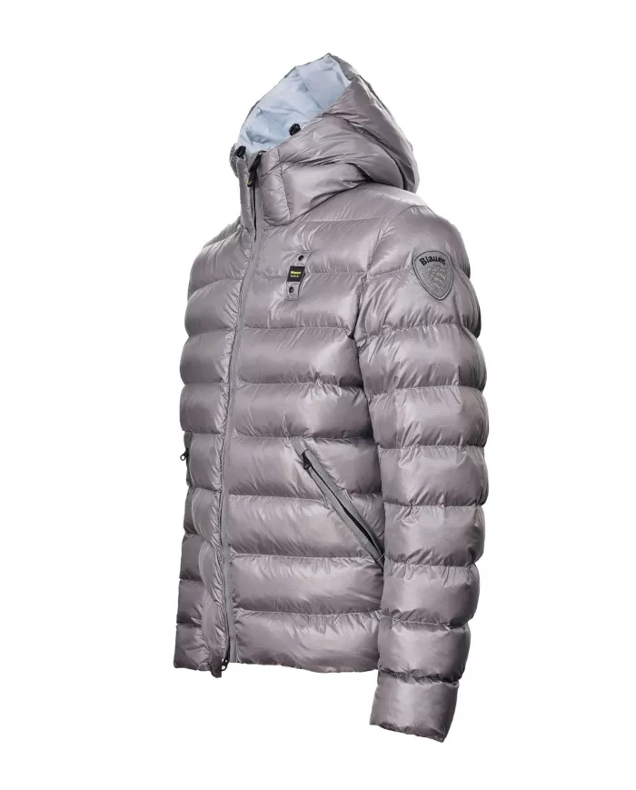 Piumino uomo grigio 24WBLUC02055 005958 ADAMS| BLAUER Piumino uomo grigio 24WBLUC02055 005958 ADAMS| BLAUER