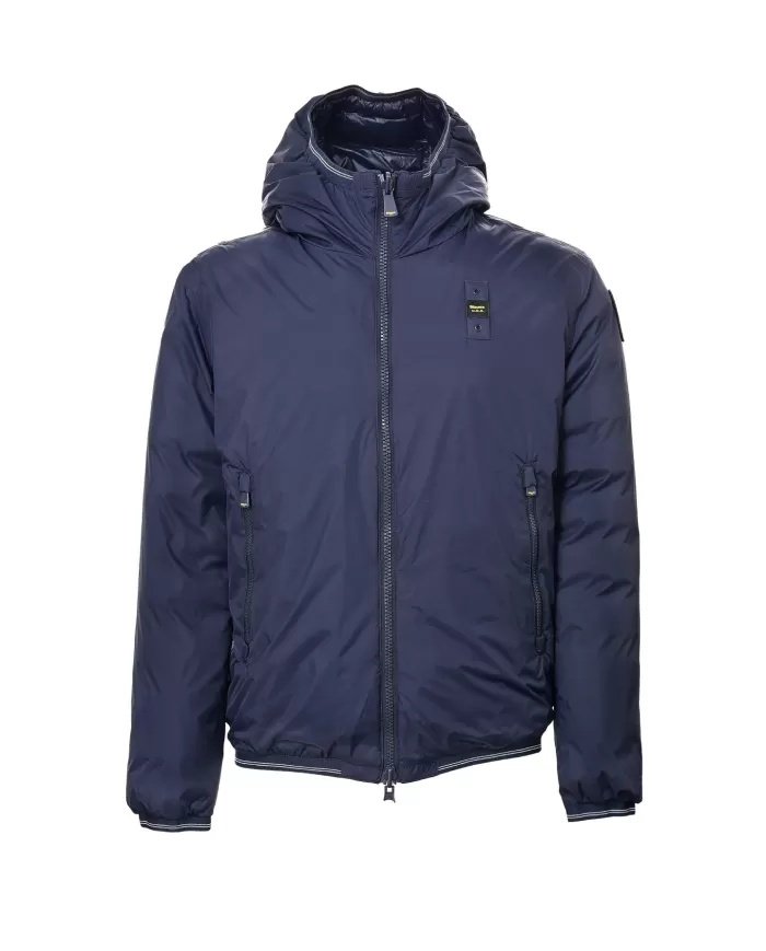 Giubbotto uomo blu reversibile 24WBLUC06060 006216 DONALD |BLAUER Giubbotto uomo blu reversibile 24WBLUC06060 006216 DONALD |BLAUER