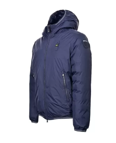 Giubbotto uomo blu reversibile 24WBLUC06060 006216 DONALD |BLAUER Giubbotto uomo blu reversibile 24WBLUC06060 006216 DONALD |BLAUER