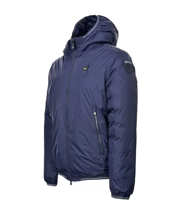 Giubbotto uomo blu reversibile 24WBLUC06060 006216 DONALD |BLAUER Giubbotto uomo blu reversibile 24WBLUC06060 006216 DONALD |BLAUER