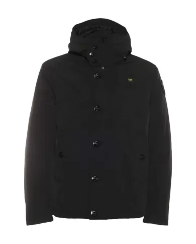 Giaccone Uomo nero con cappuccio 24WBLUC02240 005553 ANDREW |BLAUER Giaccone Uomo nero con cappuccio 24WBLUC02240 005553 ANDREW |BLAUER
