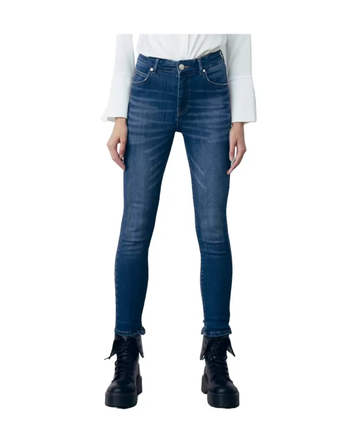 GAELLE Jeans Donna GBDP19700 A-EM Skinny 01 BLU SCURO GAELLE Jeans Donna GBDP19700 A-EM Skinny 01 BLU SCURO