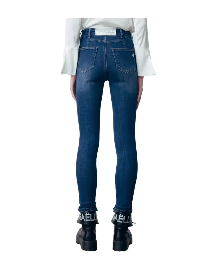 GAELLE Jeans Donna GBDP19700 A-EM Skinny 01 BLU SCURO GAELLE Jeans Donna GBDP19700 A-EM Skinny 01 BLU SCURO
