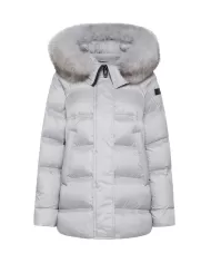 Piumino donna grigio con cappuccio PED511001181903 TAKAN|PEUTEREY Piumino donna grigio con cappuccio PED511001181903 TAKAN|PEUTEREY