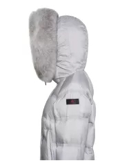 Piumino donna grigio con cappuccio PED511001181903 TAKAN|PEUTEREY Piumino donna grigio con cappuccio PED511001181903 TAKAN|PEUTEREY