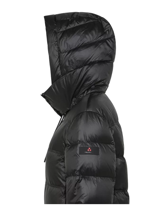 Piumino Donna nero doppio cappuccio PED512401181864 KENID