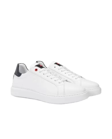 Sneaker Uomo bianche in pelle PEU490499010385 HELICA FW|PEUTEREY