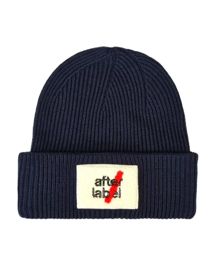 Cappellino Uomo in lana blu KIRUNAK 08 |AFTER LABEL Cappellino Uomo in lana blu KIRUNAK 08 |AFTER LABEL