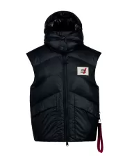 Gilet Donna nero trapuntato a collo alto VADUZ N051 |AFTER LABEL