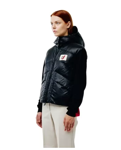 Gilet Donna nero trapuntato a collo alto VADUZ N051 |AFTER LABEL Gilet Donna nero trapuntato a collo alto VADUZ N051 |AFTER LABEL