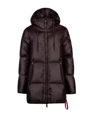 Piumino Donna bordeaux lungo trapuntato VIENNA N051|AFTER LABEL