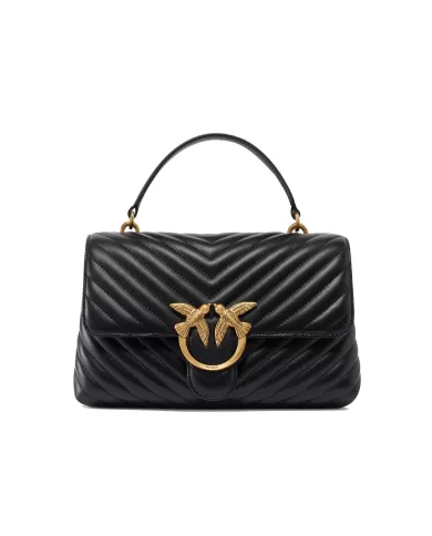 Borsa Donna nero/goli in pelle100043 A0GK|PINKO