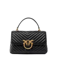Borsa Donna nero/goli in pelle100043 A0GK|PINKO