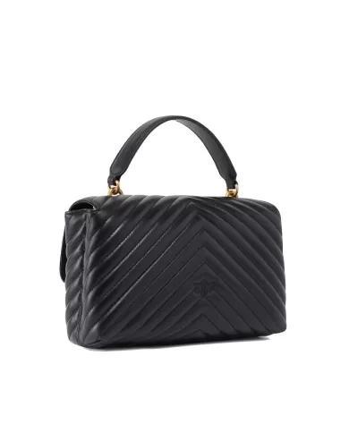 Borsa Donna nero/goli in pelle100043 A0GK|PINKO