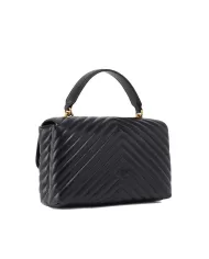 Borsa Donna nero/goli in pelle100043 A0GK|PINKO