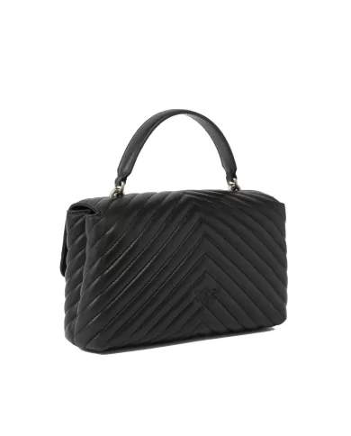 Borsa Donna nero/argento in pelle 100043 A0GK|PINKO