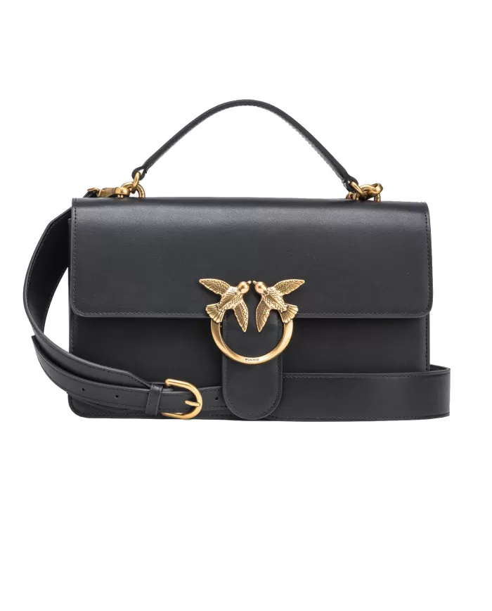 PINKO Borsa Donna 100072 A0F1 LOVE ONE CLASSIC LIGHT P-EP pelle Z99Q NERO PINKO Borsa Donna 100072 A0F1 LOVE ONE CLASSIC LIGHT P-EP pelle Z99Q NERO