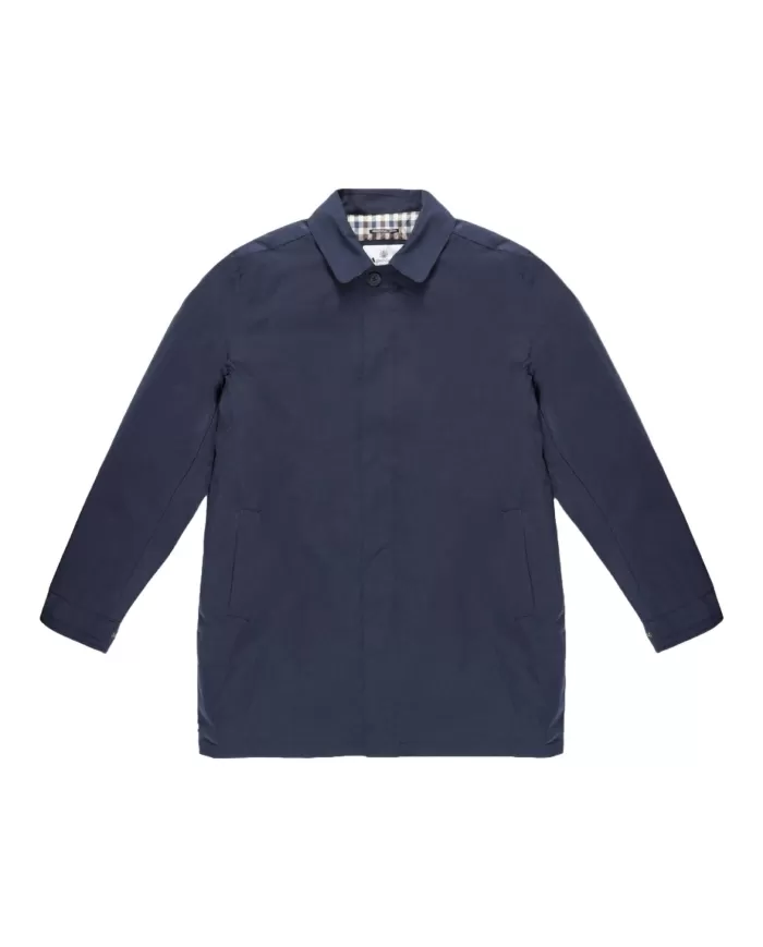 Trench Uomo blu waterproof imbottito A004_JK002|AQUASCUTUM Trench Uomo blu waterproof imbottito A004_JK002|AQUASCUTUM
