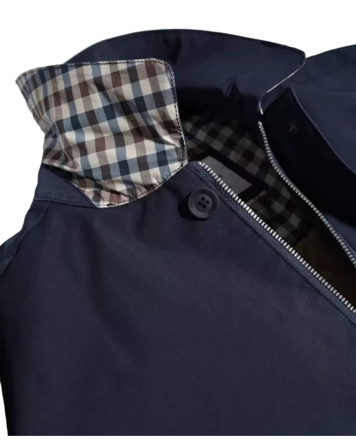 Trench Uomo blu waterproof imbottito A004_JK002|AQUASCUTUM Trench Uomo blu waterproof imbottito A004_JK002|AQUASCUTUM