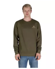 Felpa Uomo verde militare in cotone A004_SW001|AQUASCUTUM