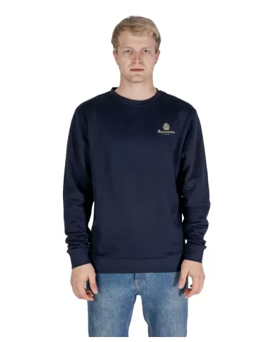 Felpa Uomo blu in cotone A004_SW001 |AQUASCUTUM Felpa Uomo blu in cotone A004_SW001 |AQUASCUTUM