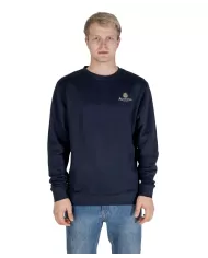 Felpa Uomo blu in cotone A004_SW001 |AQUASCUTUM