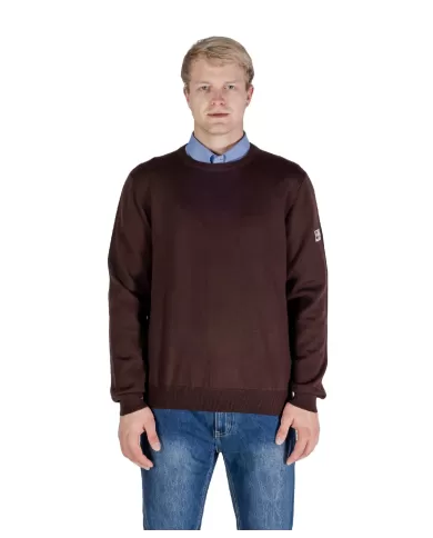 Maglia Uomo marrone in lana A004_WO002|AQUASCUTUM Maglia Uomo marrone in lana A004_WO002|AQUASCUTUM
